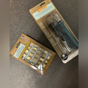 HOTSTAMPS UPPERCASE ALPHABET SET + WOOD BURNING TOOL BUNDLE